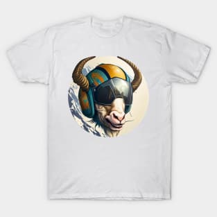 Goat Ski Goggles T-Shirt